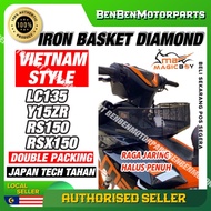 VIENTAM STYLE IRON BASKET (DIAMOND) SHAPE MAGIC BOY RAGA JARING HALUS BAKUL KACANG LC135 NEW Y15ZR R