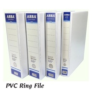A4 2D PVC Ring File | PVC File | White File | 2D File | A4 File | Fail Putih | Fail Kulit Keras / Fa