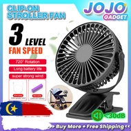Baby Stroller  Fan 360 Adjustment Portable Cooling Fan G16 Mini USB Fan Rechargeble 3 Speed Small Kipas Stroller Baby