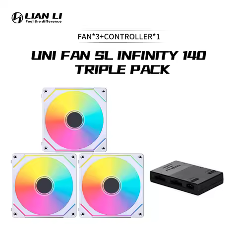 Lian-Li UNI FAN SL Infinity 140 Triple Pack With Controller