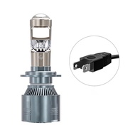 (1 Year Warranty) 2PCS LED Projector Headlight 100W Decoder Headlight Lampu Depan Kereta H4 H7 H8 H1