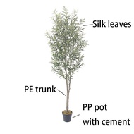 Premium Artificial Olive Plant /Pokok Zaitun Hiasan dalam rumah pejabat outdoor Tiruan 210cm