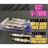 SGT V TWIN SPARK PLUG LKAR7EY Code : M7Y 4pcs PERODUA AXIA 1.0 / BEZZA 1.0 / MYVI 2018 / VIOS 2016 /