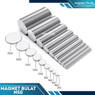 STRONG MAGNET NEODYMIUM NdFeB N50 ROUND SUPER STRONG COIN 8X2