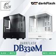 #APTTECH DARKFLASH DB330M MATX PC CASE - BLACK/ WHITE