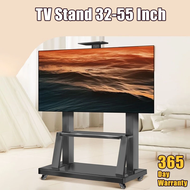 Bear 300kg TV Stand Monitor ，TV monitor stand (support 32-90 inch screen) 360° universal wheel