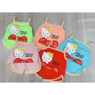 7-18KG T-shirt Set Kids Girl Shirt Baju Budak Perempuan Baju Kanak Kanak Perempuan Set Baju Baby-Ran