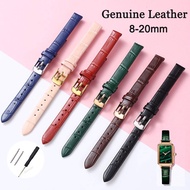 8mm-20mm Genuine Leather Watch Strap Top Layer Cow Leather Watch Band for Ms. Lola Rose 10mm 12mm 14