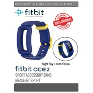 (Original)Fitbit ACE 2 Watch Band/Watch Strap Night Sky+Neo Yellow