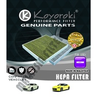 "PM2.5+CARBON HEPA" NISSAN FAIRLADY 370Z(Z34) FAIRLADY Z(ZR34) PENAPIS CABIN FILTER RNS-1EA0A-C B727