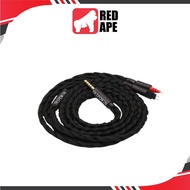 Tripowin GranVia, In-Ear Monitors Upgrade Cable: Handmade Replacement Cable for Sennheiser HD800HD65