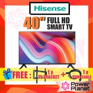 [FREE TV BRACKET & HDMI CABLE] Hisense 40'' TV 40A4000K Full HD Smart A4000K Series | 32" 32A4000H H