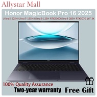 Honor MagicBook Pro 16 2025 Ultra5 225H Ultra7-155H Ultra5-125H RTX5060Ultra9 285H RTX5070 16" 3K