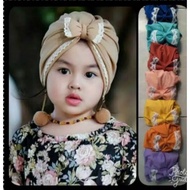 Baby TURBAN Lace Ribbon || Baby HIJAB || Jersey Kids HIJAB || Cool TURBAN HIJAB