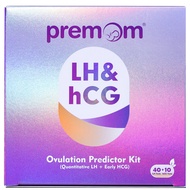 Premom Quantitative Ovulation Predictor Kit:40 Ovulation Tests + 10 Pregnancy Tests - Advanced Ovula