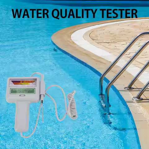 Chlorine Level Tester Portable PH Tester Chlorine Meter Swimming Pool Spa Water Quality Monitor Chec