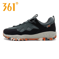 รองเท้ากีฬาผู้ชาย 361 Degree ฤดูใบไม้ผลิ 2025 รองเท้าเดินป่ากลางแจ้งแบบใหม่ ทนทานต่อการสึกหรอ กันลื่