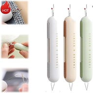 LK8M-Needle Threader Seam Ripper 2-in-1 Manual Threader Stitching Remover Household Sewing Accessori