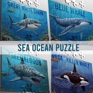 Jigsaw puzzle Puzzle Shark Whale Megalodon Orca 8x 12 pieces educational puzzle toys for kids 11.3 x