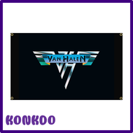 [KONKDO] 90X15เสื้อเชิ๊ตบุรุษพลัสไซส์แถวเสื้อยืดvan Halen 0ซม.