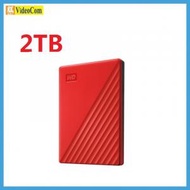 WD - WD 2.5" 2TB (RED) My Passport Portable External Hard Drive - USB 3.2 Gen 1 WDBYVG0020BRD (紅色)