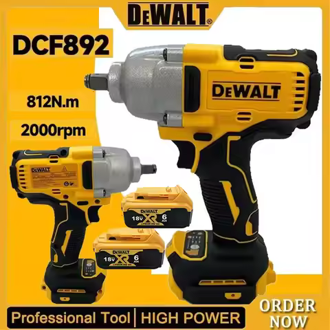 Dewalt DCF892 812N.m Brushless Electric Wrench 1/2 Inch Cordless Impact Driver High Torque Three Spe