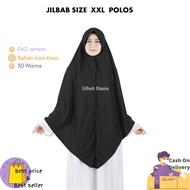 XXL NON-SERUT DEWASA JILBAB HANIN JILBAB BERGO KERUDUNG krudung INSTAN khimar BAHAN KAOS UNTUK UKURA