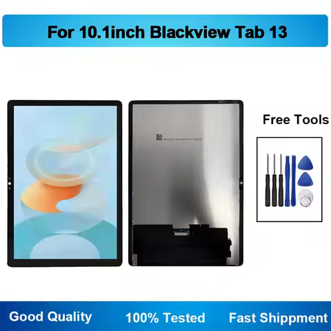 10.1 Inch For Blackview Tab 13 LCD Display Touch Screen Digitizer Assembly Replacement Free Tools