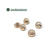 Jawa Plastic Button 12mm Gold Button JLZ-035
