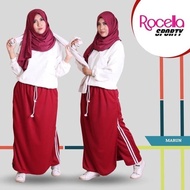 Rok Celana Sporty Rocella | Rok Celana Olahraga Wanita Muslimah - Rok