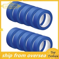[TopFashion] 10 Rolls Blue Painters Tape Wall Safe Paint Tape 1.2 Inch X 55 Yards for Wall Painting 