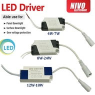 Replacement Power Supply LED LIGHT 4W-7W / 8W-24W / 12W-18W X 1W DOWN LIGHT LED DRIVES LED LIGHT DRI