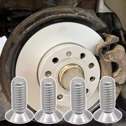 4Pcs Brake Disc Retaining Screws Countersunk Bolt For Golf 4 Passat B5 Polo 6R Touran 1T Octavia 1Z 