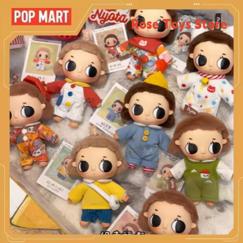 NEW POPMART Nyota Where Moments Meet Series Vinyl Plush Blind Box Cute Nyota Bag Pendant Collectible