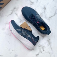 รองเท้าวิ่งหญิง ASICS NIMBUS 25 สี French Blue/Lilac Hint ของแท้ 💯% จาก Shop