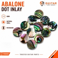 Abalone Mother of Pearl (MOP) Dot Inlay 6mm | Abalone Shell Inlay for Guitar Fretboard Dot Marker Gu