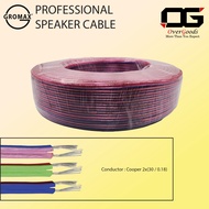 Speaker Cable Gromax Wire 2 Core 30/0.18 100M 1 roll