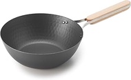 Wahei Freiz Wok 22 cm/8.7 inch Made in Japan Gas&Induction compatible Nitrided Carbon Steel wahei en
