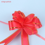 STHB 20 Pcs Ribbon Pull Bows Gift Knot Ribbon Wedding Gift Decoration Gift Wrapping Bows Packing Car Decor SG