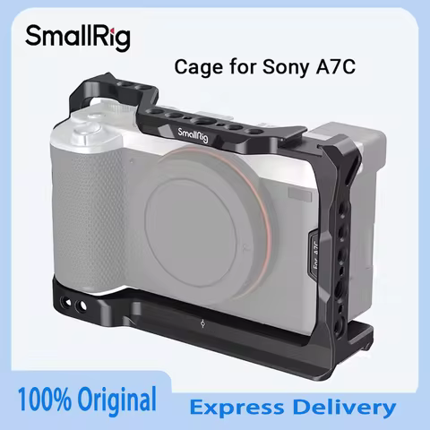 Original SmallRig A7C Aluminum Alloy Full Cage Camera for Sony A7C ARRI Camera Cage - 3081B with Arc