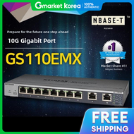 Netgear | Sandol Gs110Emx 10g Multi-Gigabit (8 Ports + 2 Ports) Gs110Emx