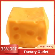 Big Cheese Cube Shapeable Squeeze Ball Stress Relief Tool Non-Bounce Fidget Toy ASMR Sensory Anti-St