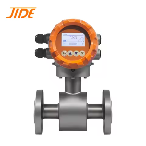 JIDE RS485 User Friendly 0.5% DN25 Electromagnetic Flow meter For Industrial water liquid wastewater