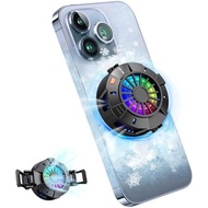 2 in 1 Magnetic and Clip-on Mobile Phone Cooler-Semiconductor Power Supply Game Mobile Phone Cooling