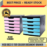 Document Drawer Organizer 5 Layer / Fail Plastik / Fail folder / Plastic Drawer / 8833 / Organizer