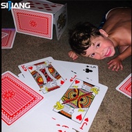 SIJIANG Big Poker Card Jumbo Poker Card/ 54 Sheets 28x20CM Jumbo Playing Card/ Wedding Game Poker/