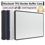 TPU Border buffer Matte case For Macbook Air M4 A3240 A3241 2022 Air 13.6 M2 M3 anti-fingerprint cov