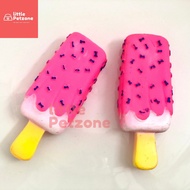 Chip chip ice cream cone-shaped plastic toy for dogs