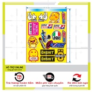 SHINDECAL- LOGO STICKER MOTORCYCLE M37