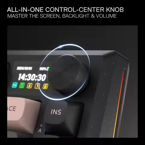 Redragon K720 Wireless CNC Gasket Gaming 81 Keys Mechanical Smart 1.14’’ TFT Info Display KeyboardLi